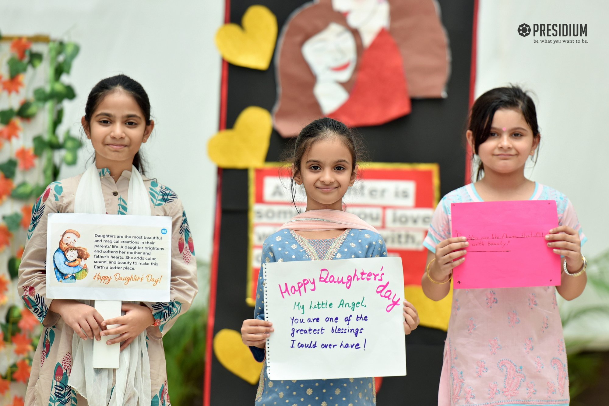 Presidium Indirapuram, PRESIDIANS CELEBRATE DAUGHTERS’ DAY WITH LOVE AND APPRECIATION